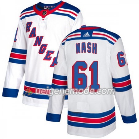 Herren Eishockey New York Rangers Trikot Rick Nash 61 Adidas 2017-2018 Weiß Authentic